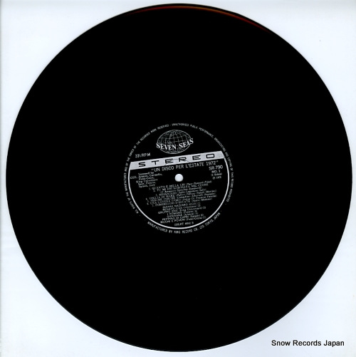 V/A un disco per l'estate 1972 SR790