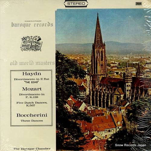 BAROQUE CHAMBER ENSEMBLE, THE haydn; divertiment in e flat 