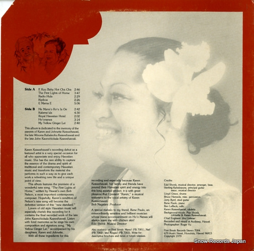 KEAWEHAWAII, KAREN karen 7004/FB-7004