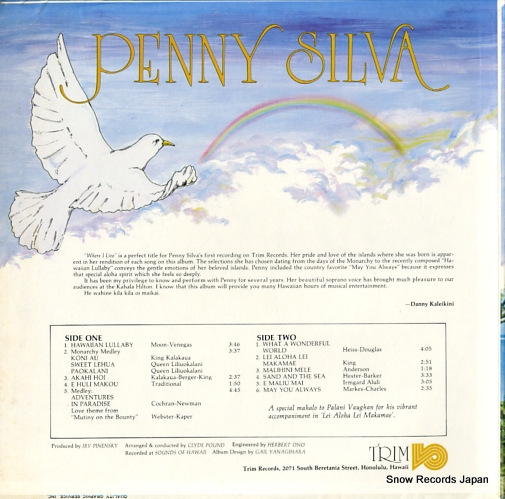 SILVA, PENNY where i live TLP1983