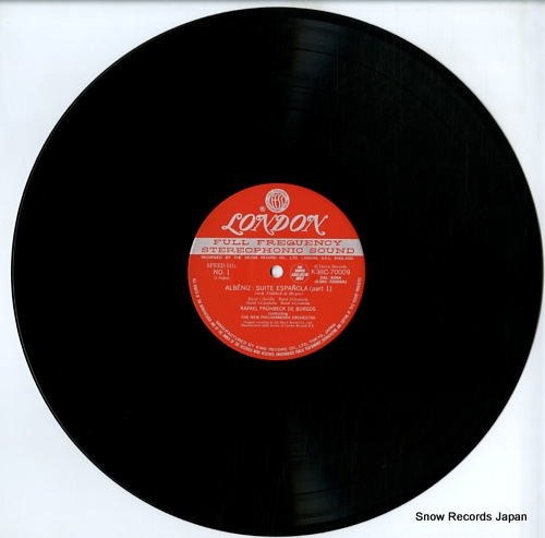 FRUHBECK DE BURGOS, RAFAEL albeniz; suite espanola K38C-70009