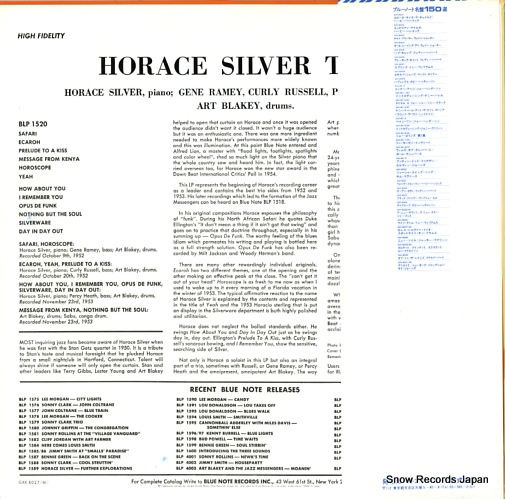 SILVER, HORACE spotlight on drums GXK8027(M)