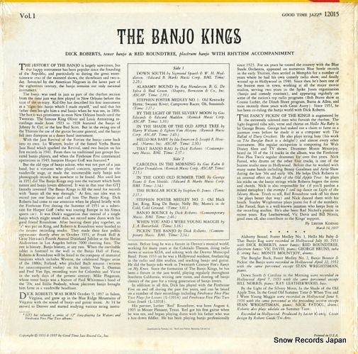 BANJO KINGS, THE vol.1 L-12015