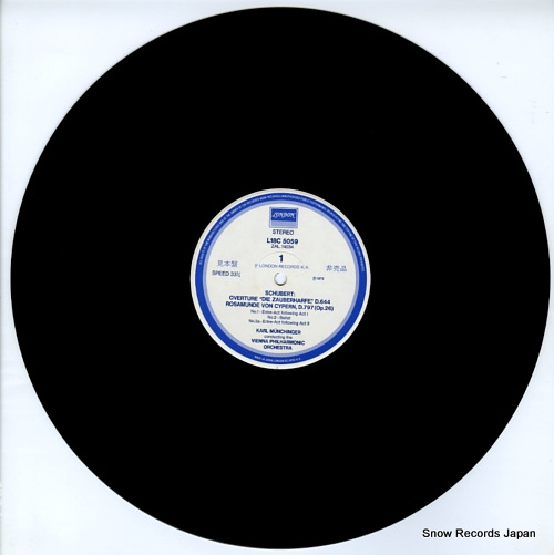 MUNCHINGER, KARL schubert; overture 