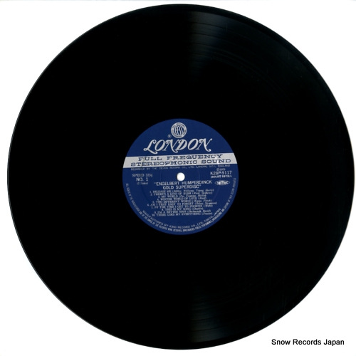 HUMPERDINCK, ENGELBERT gold superdisc K28P-9117