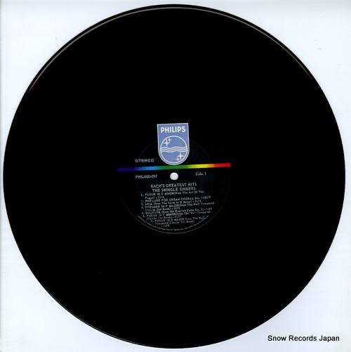 SWINGLE SINGERS, THE bach's greatetst hits PHS600-097