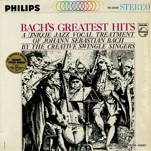 SWINGLE SINGERS, THE bach's greatetst hits PHS600-097