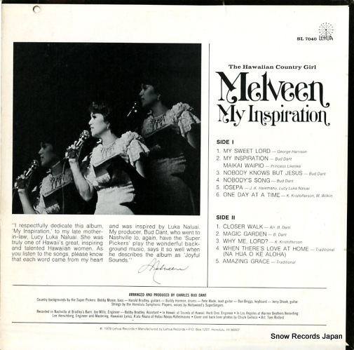LEED, MELVEEN my inspiration SL7040