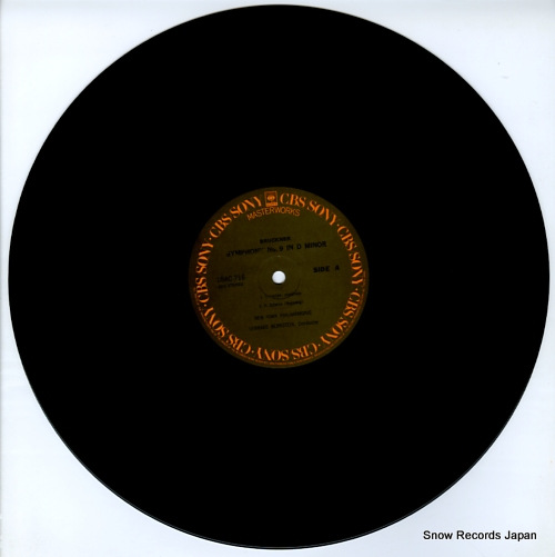 BERNSTEIN, LEONARD bruckner; symphony no.9 in d minor 18AC716