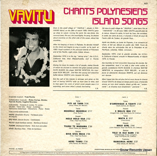 VAVITU island songs MANUITI3031