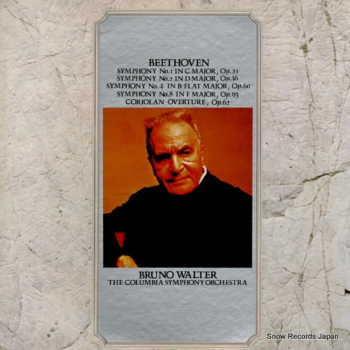 WALTER, BRUNO beethoven; symphonies nos.1, 2, 4, 8 & orchestral work SOCL174