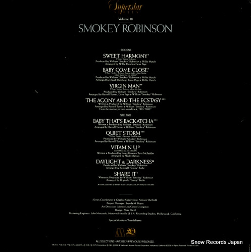 ROBINSON, SMOKEY smokey robinson M5-118V1
