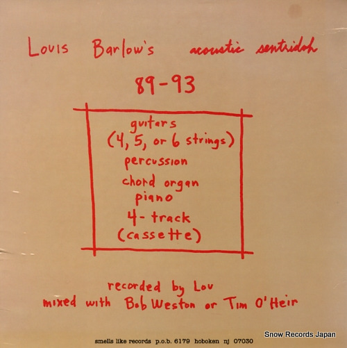 BARLOW, LOUIS winning losers (a collection of home recordings) SLR-8