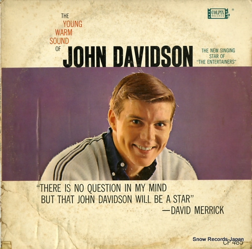 DAVIDSON, JOHN the young warm sound of john davidson CP485