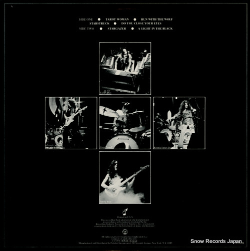 RAINBOW, BLACKMORE'S rainbow rising OY-1-1601
