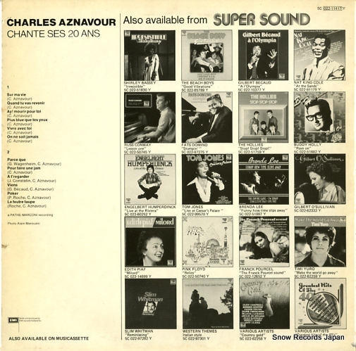 AZNAVOUR, CHARLES chante ces 20 ans 5C022-11417Y