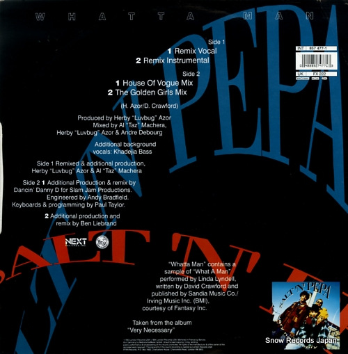 SALT 'N' PEPA whatta man FX222