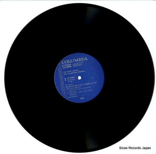 KLETZKI, PAUL beethoven; symphony no.9 