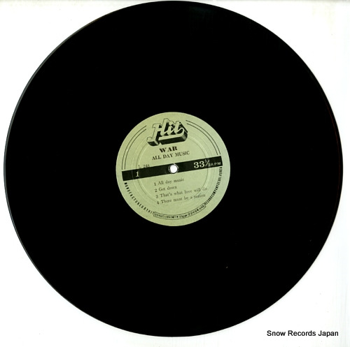 WAR all day music L-248