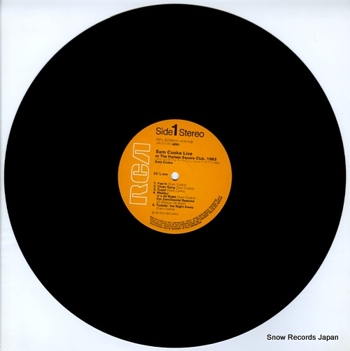 COOKE, SAM live at the harlem square club, 1963 RPL-8299
