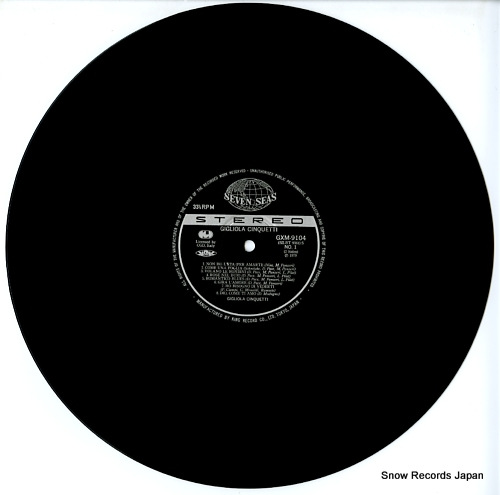 CINQUETTI, GIGLIOLA gold supoerdisc GXM9104
