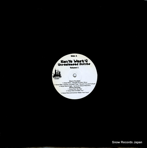 WEST, KANYE unreleased joints volume 1 KAN-001