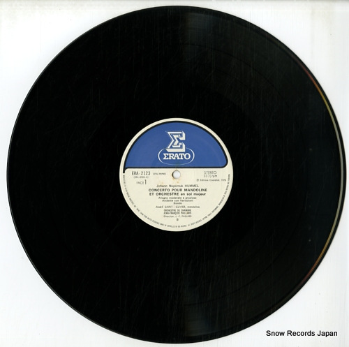 PAILLARD, JEAN-FRANCOIS hummel; concerto pour mandoline ERA-2123