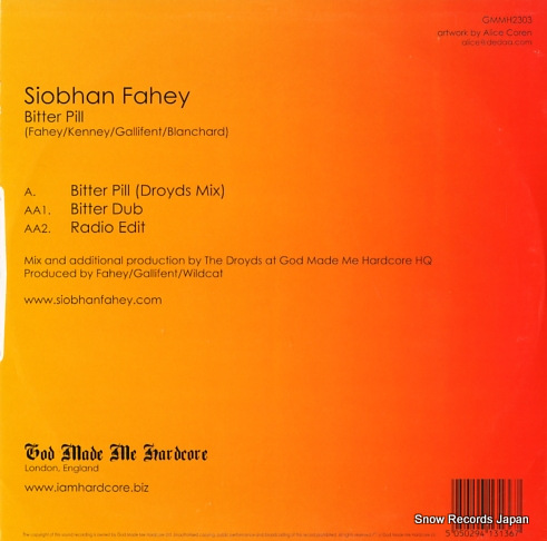 FAHEY, SIOBHAN bitter pill GMMH2303