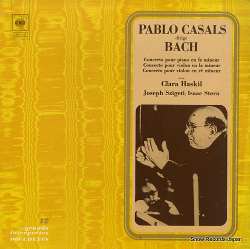CASALS, PABLO pablo casals dirige bach CBS76082