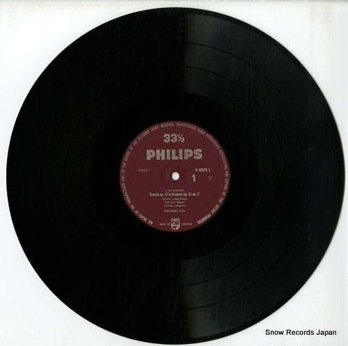 HASKIL, CLARA beethoven; sonate d-moll op. 31,2 - sonate es-dur op.31,3 A02073L