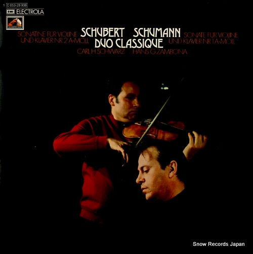 SCHWARZ, KARL-HEINZ schubert / schumann; violin sonatas 1C053-28938