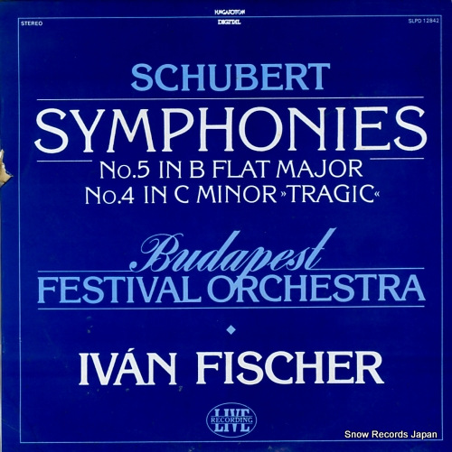 FISCHER, IVAN schubert; symphony no.5 & 4 