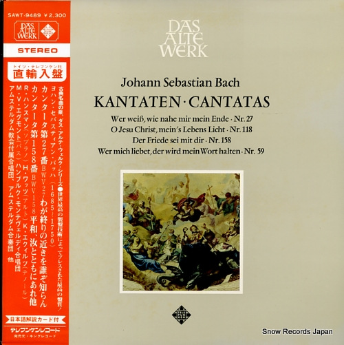 CONCERTO AMSTERDAM bach; cantatas SAWT9489-B