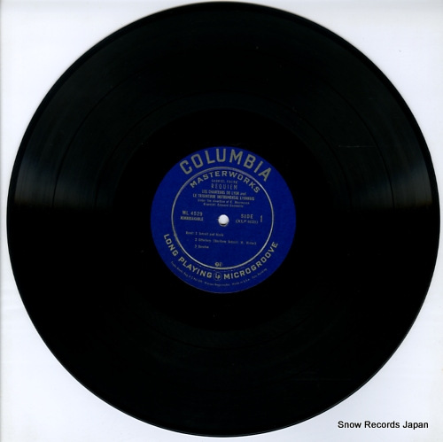 LES CHANTEURS DE LYON faure; requiem ML4529