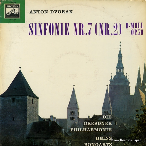BONGARTZ, HEINZ dvorak; sinfonie nr.7 (nr.2) d-moll op.70 E91328