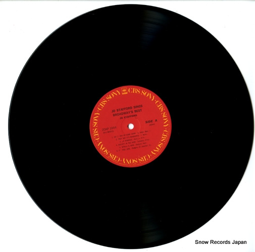 STAFFORD, JO jo stafford sings broadway's best 20AP1844