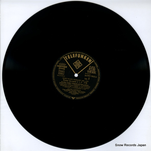 QUADRO AMSTERDAM telemann; paris quartets nos.2.3.5 SAWT9523-A