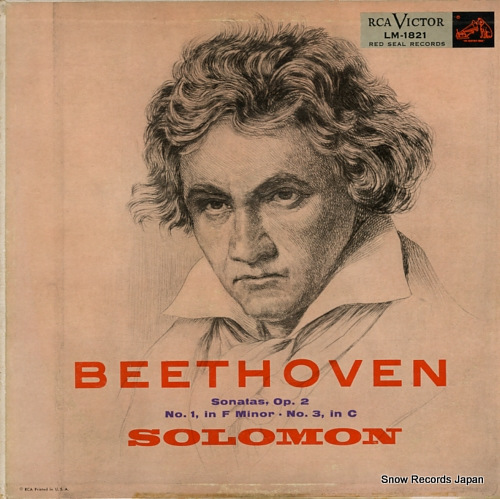 SOLOMON beethoven; sonatas, op.2 no.1 & no.3 LM-1821