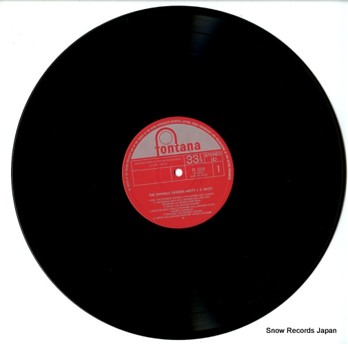SWINGLE SINGERS, THE the swingle singers meets j.s. bach PL-1109