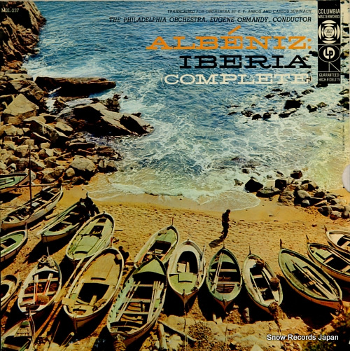 ORMANDY, EUGENE albeniz; iberia (complete) M2L-237