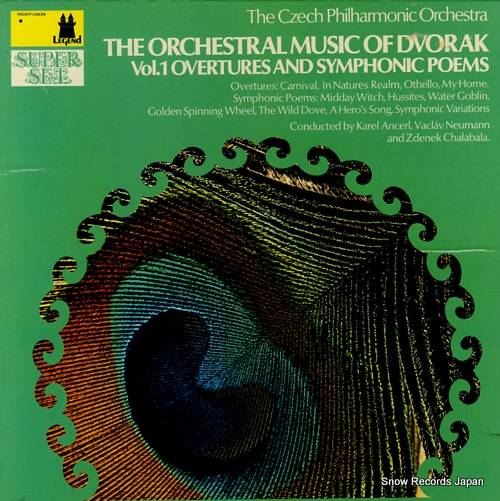 CZECH PHILHARMONIC ORCHESTRA, THE the orchestral music of dvorak vol.1 LGDD101