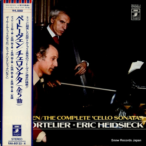 TORTELIER, PAUL beethoven; the complete cello sonatas EAA-80123