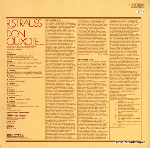 إ٥ȡե󡦥 strauss; don quixote 1C065-02641Q