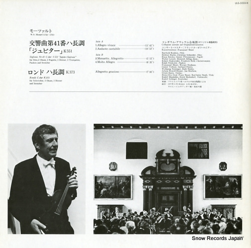 MAIER, FRANZJOSEF mozart; sinfonie nr.41 c-dur kv551 