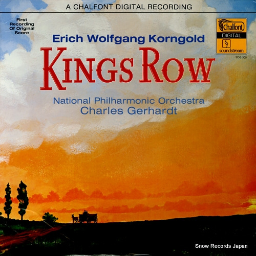 GERHARDT, CHARLES korngold; kings row SDG305