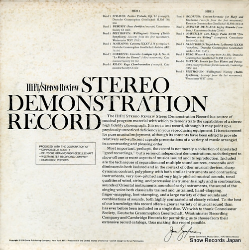 V/A stereo demonstration record ZD767