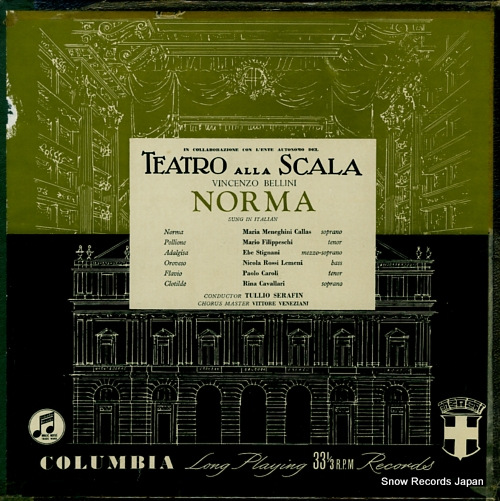 SERAFIN, TULLIO bellini; norma 33CX1179