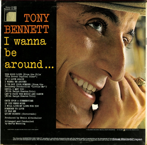 BENNETT, TONY i wanna be around... CS8800