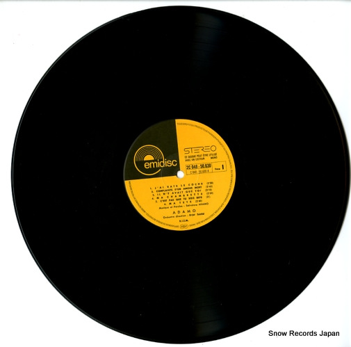 ADAMO chansons de mes seize ans C048-50630