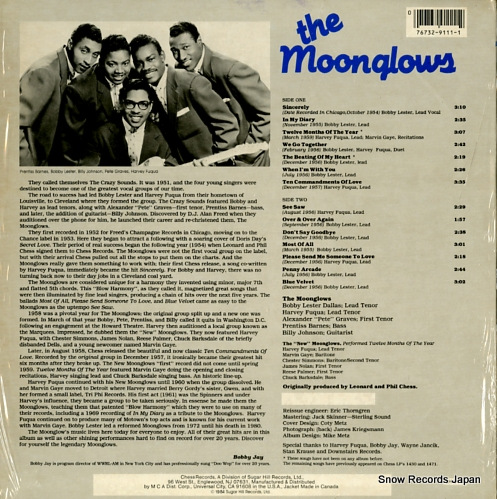 MOONGLOWS, THE their greatest sides CH-9111